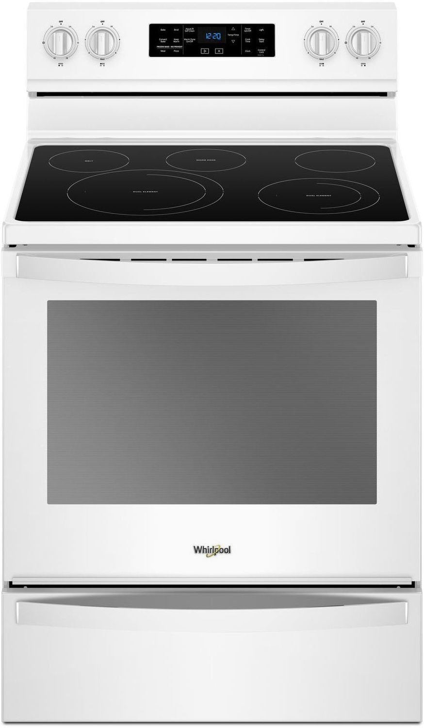 Whirlpool double oven on sale electric range