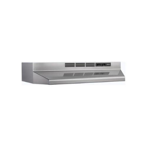 Broan 30 Inch Under Cabinet Stainless Steel Range Hood AV1308 / BU230SF