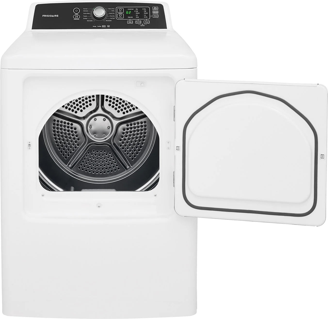 Frigidaire 6.7 Cu. Ft. High Efficiency Free Standing Electric Dryer CFRE4120SW