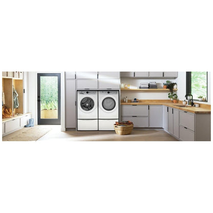 Electrolux ELFE733CAW 8.0 cu. ft. electric dryer with energy-efficient performance, advanced drying technology, and sleek white design for modern laundry room