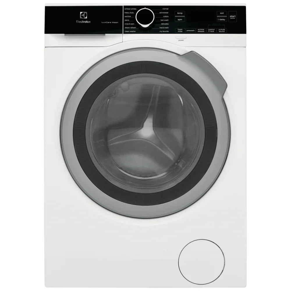 Electrolux ELFW4222AW 2.8 cu. ft. front-load washer with LuxCare® Wash System, Steam Refresh, Deep Clean Sanitization, ENERGY STAR® certified, and stackable design