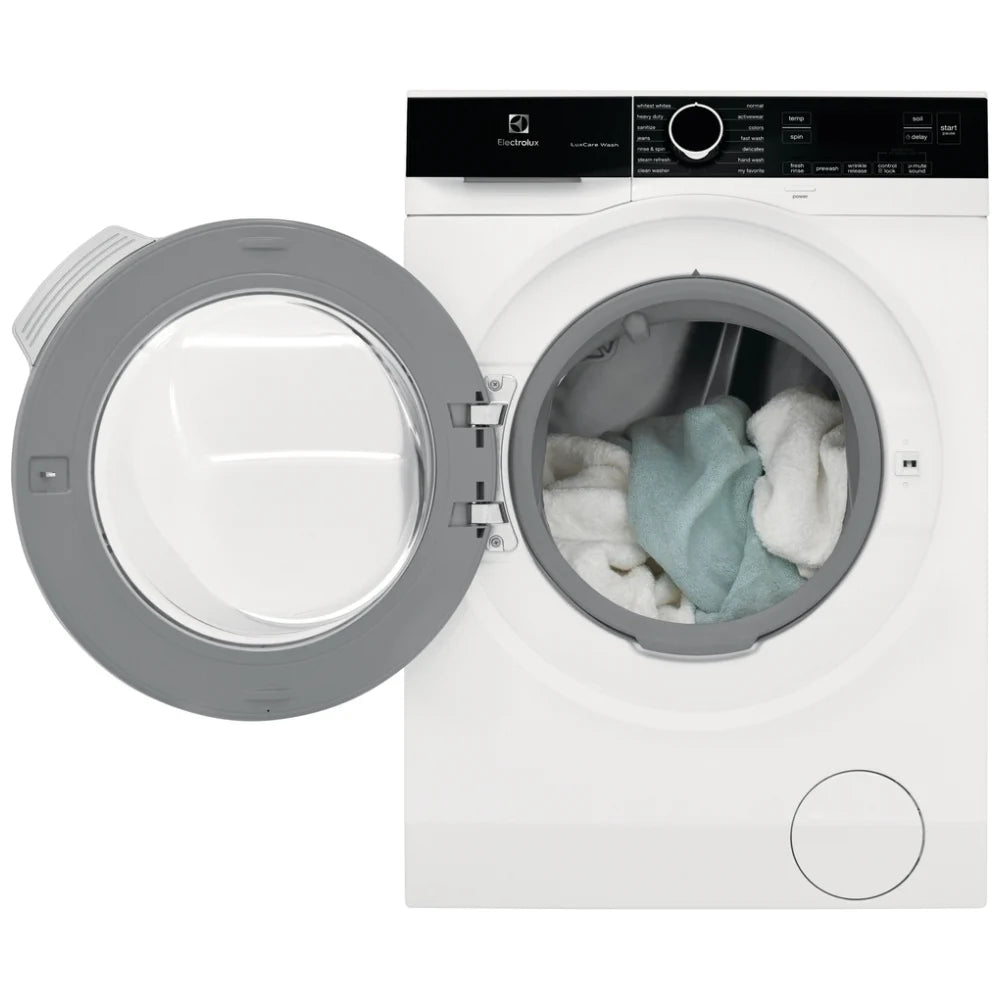 Electrolux ELFW4222AW 2.8 cu. ft. front-load washer with LuxCare® Wash System, Steam Refresh, Deep Clean Sanitization, ENERGY STAR® certified, and stackable design