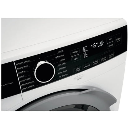 Electrolux ELFW4222AW 2.8 cu. ft. front-load washer with LuxCare® Wash System, Steam Refresh, Deep Clean Sanitization, ENERGY STAR® certified, and stackable design