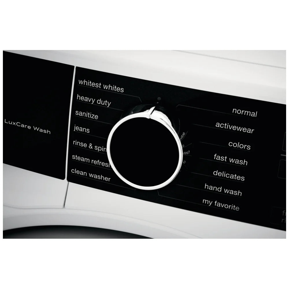 Electrolux ELFW4222AW 2.8 cu. ft. front-load washer with LuxCare® Wash System, Steam Refresh, Deep Clean Sanitization, ENERGY STAR® certified, and stackable design