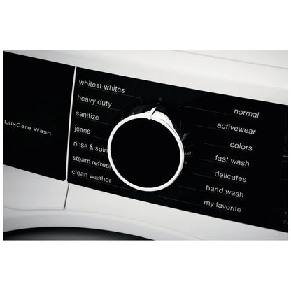 Electrolux ELFW4222AW 2.8 cu. ft. front-load washer with LuxCare® Wash System, Steam Refresh, Deep Clean Sanitization, ENERGY STAR® certified, and stackable design