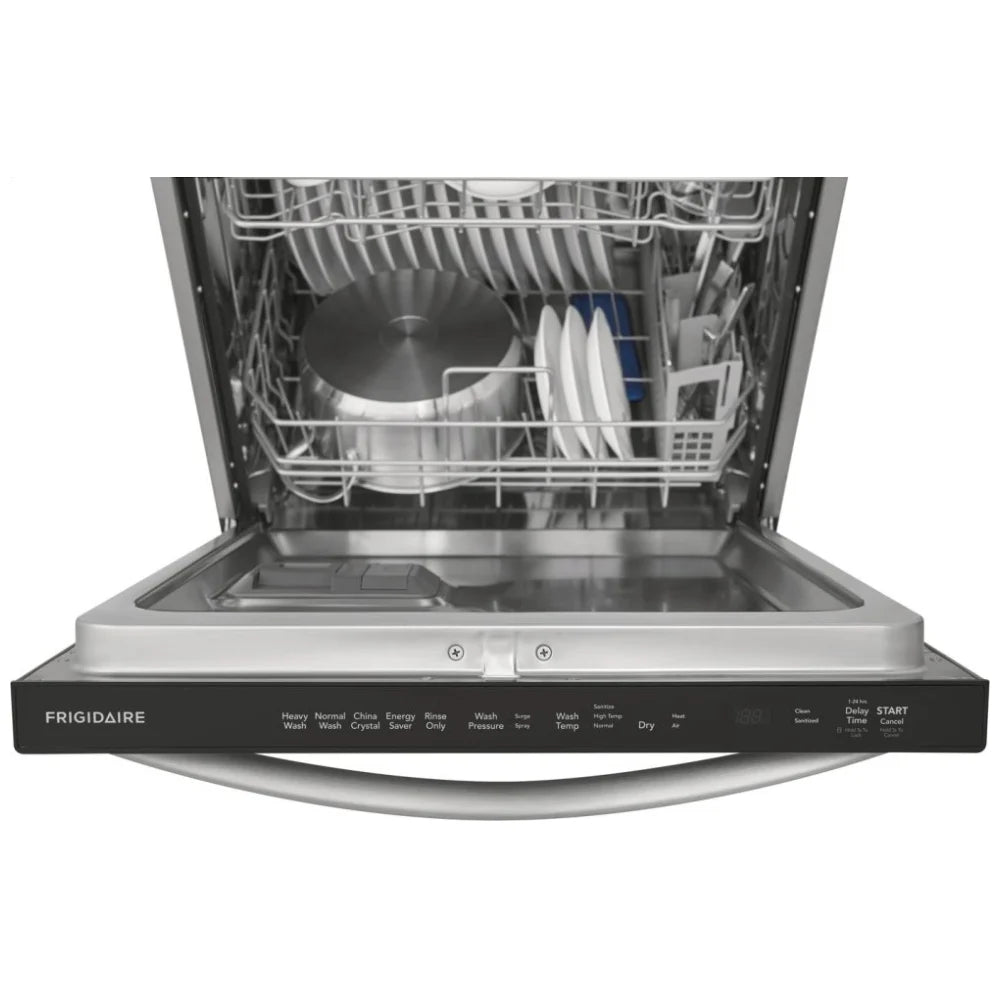 Frigidaire FDSH4501AS 24-inch stainless steel built-in dishwasher with Energy Star efficiency