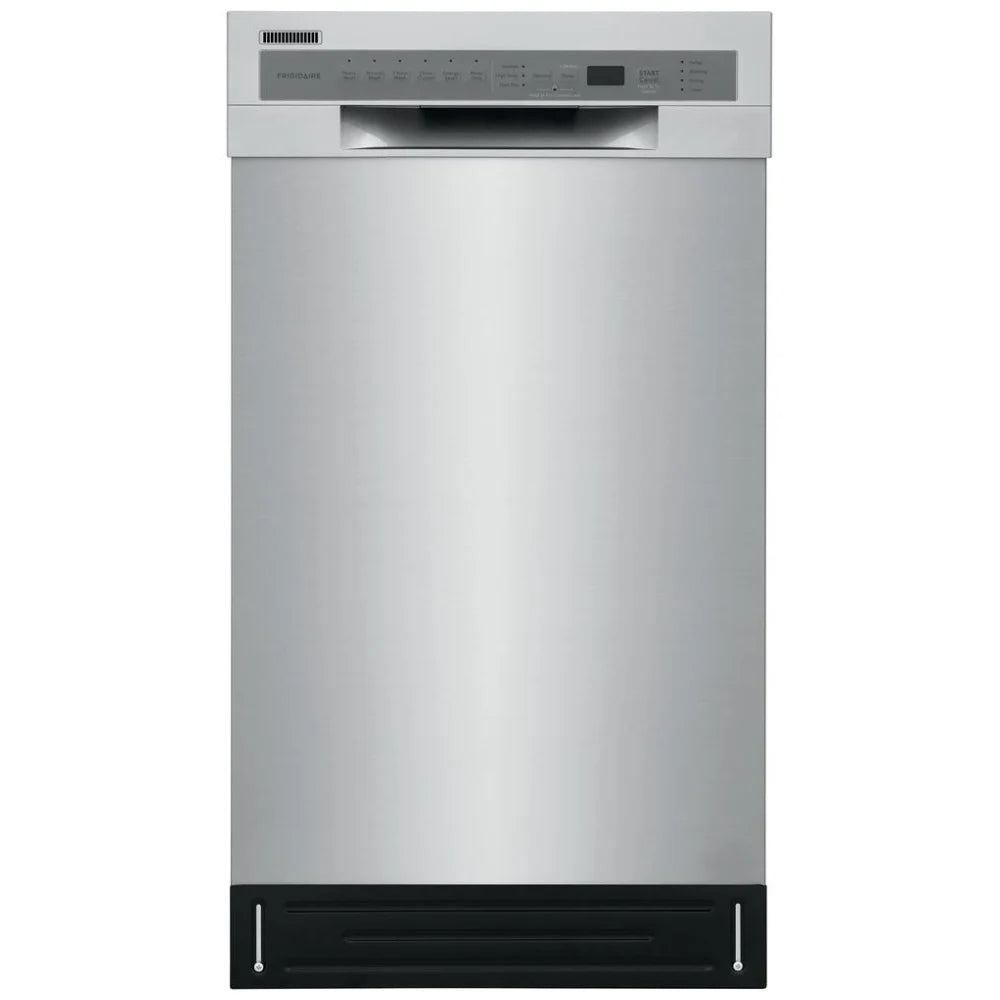 FFBD1831US 18-inch dishwasher with stainless steel tub, heated drying system, 8 place settings, multiple cleaning cycles, and ENERGY STAR certification