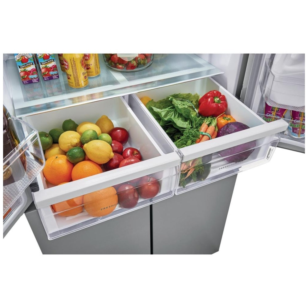 Frigidaire 33" Counter Depth 4 Door Bottom Freezer Refrigerator 18 Cu.ft. FFBN1721TV