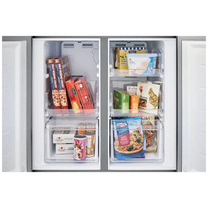 Frigidaire 33" Counter Depth 4 Door Bottom Freezer Refrigerator 18 Cu.ft. FFBN1721TV