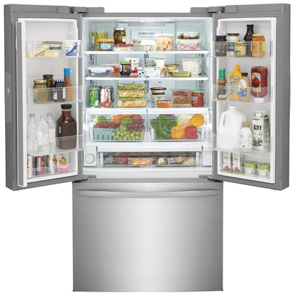 Frigidaire 36 Inch French Door Stainless Steel Refrigerator 28 Cu. Ft. FRFN2823AS