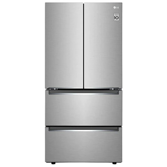 LG 19 Cu. Ft. 33 Inch Counter Depth 4-door Refrigerator LRMNC1803S