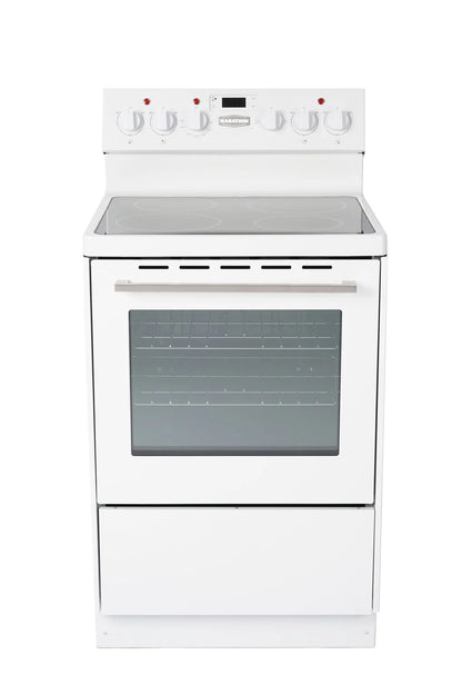 MER245W-1 White Electric Range 24" | Compact & Stylish Cooking Solution