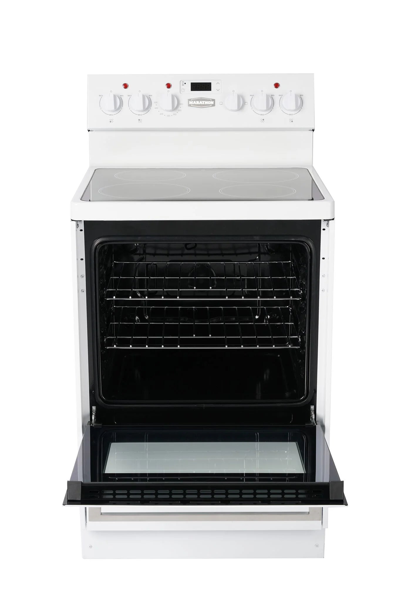 MER245W-1 White Electric Range 24" | Compact & Stylish Cooking Solution