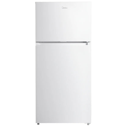 Midea 14 Cu. Ft. Top Mount Refrigerator – Energy Star, Adjustable Shelves (Model MRT14D2BWW)