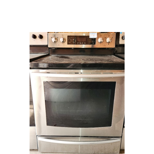 Samsung Freestanding Electric Range in Stainless Steel Previously Owned NE597R0ABSR