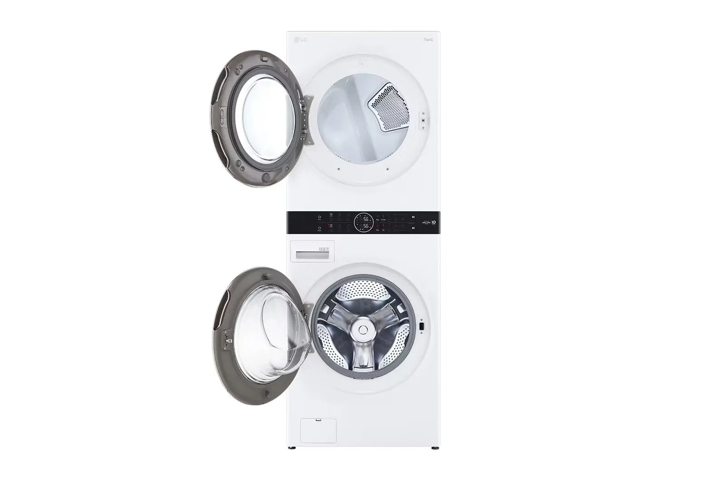 LG Front Load LG Wash-Tower with Centre Control 5.2 cu. ft. Washer and 7.4 cu. ft. Electric Dryer WKE100HWA