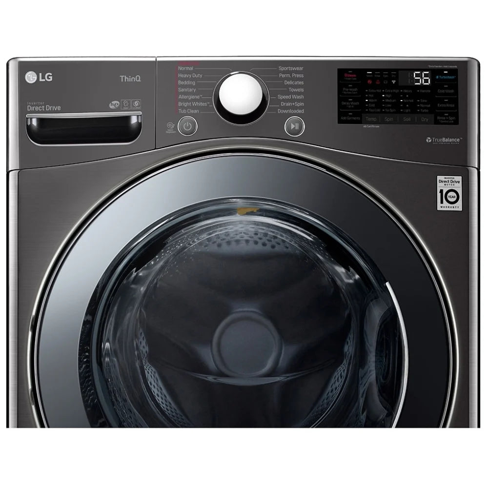 LG 5.2 cu.ft. Smart Wi-Fi Enabled All-In-One Washer/Dryer with TurboWash Technology WM3998HBA