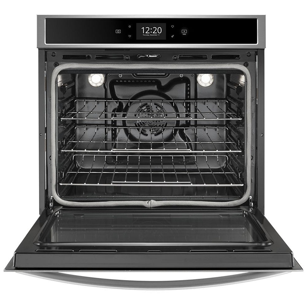 Whirlpool 5.0 cu. ft. Smart Single Convection Wall Oven with Air Fry WOS72EC0HS