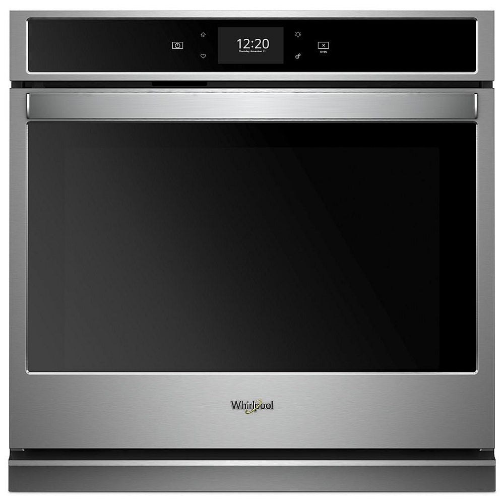 Whirlpool 5.0 cu. ft. Smart Single Convection Wall Oven with Air Fry WOS72EC0HS