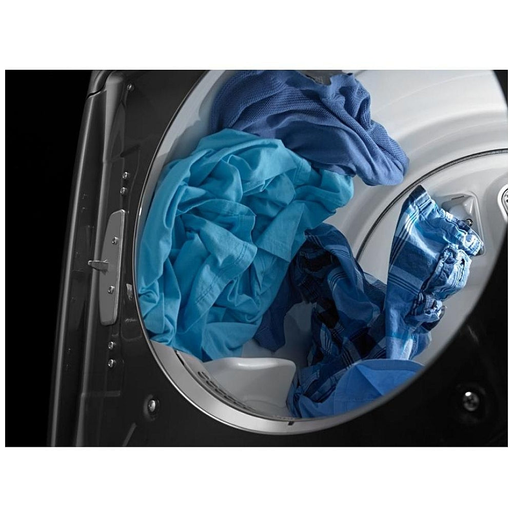 Maytag Electric Dryer 27 inch Width 7.4 cu. ft. Capacity Steam Clean Stackable Metallic Slate YMED5500FC