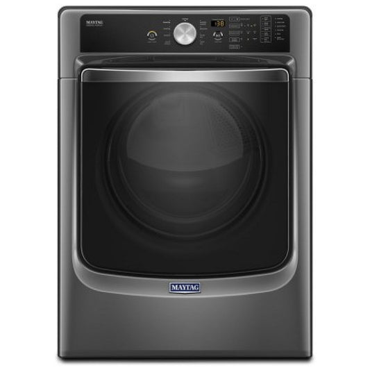 Maytag Electric Dryer 27 inch Width 7.4 cu. ft. Capacity Steam Clean Stackable Metallic Slate YMED5500FC