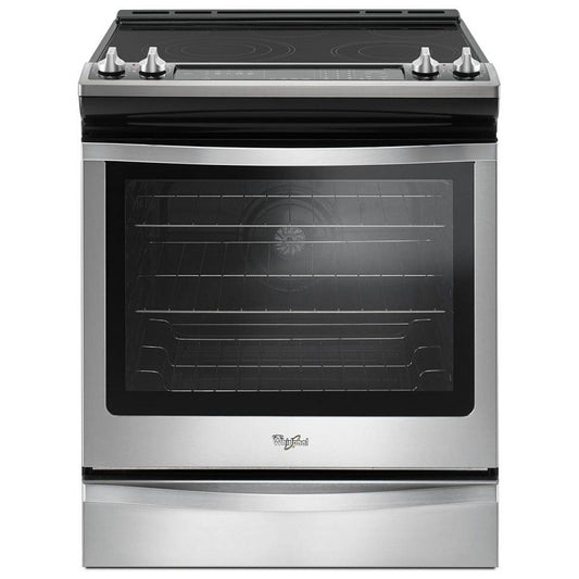 Whirlpool 30 Inch Front Control Slide In Range With True Convection YWEE745H0FS