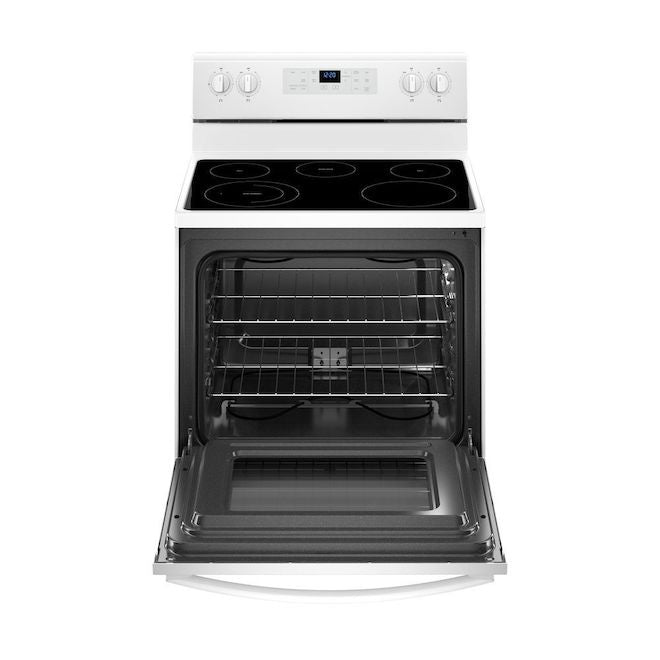 Whirlpool Free Standing Ceramic Top Electric Range YWFE505W0JW