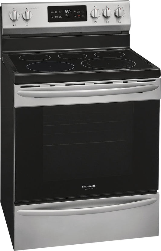 Frigidaire 30 Inch Freestanding Electric Range With Steam Clean GCRE302CAF