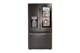 LG 36 Inch French Door Refrigerator With Insta-view Door - Black Stainless LRFVS3006D