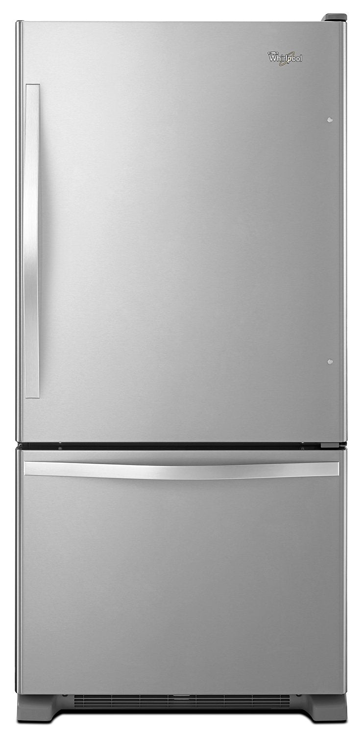 Whirlpool Bottom Freezer Stainless Steel Refrigerator WRB322DMBM