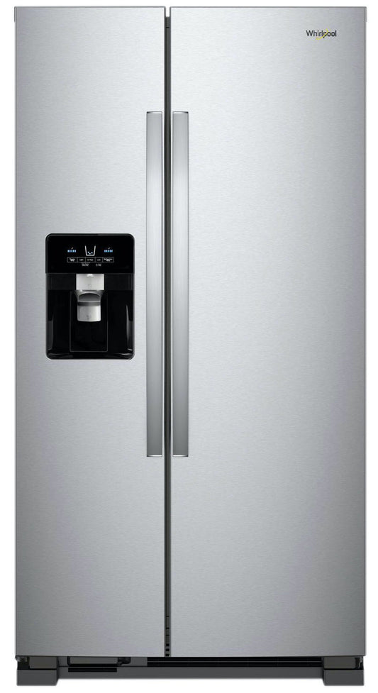 Whirlpool 33 Inch Wide Side-by-side Refrigerator - 21 Cu. Ft. WRS331SDHM